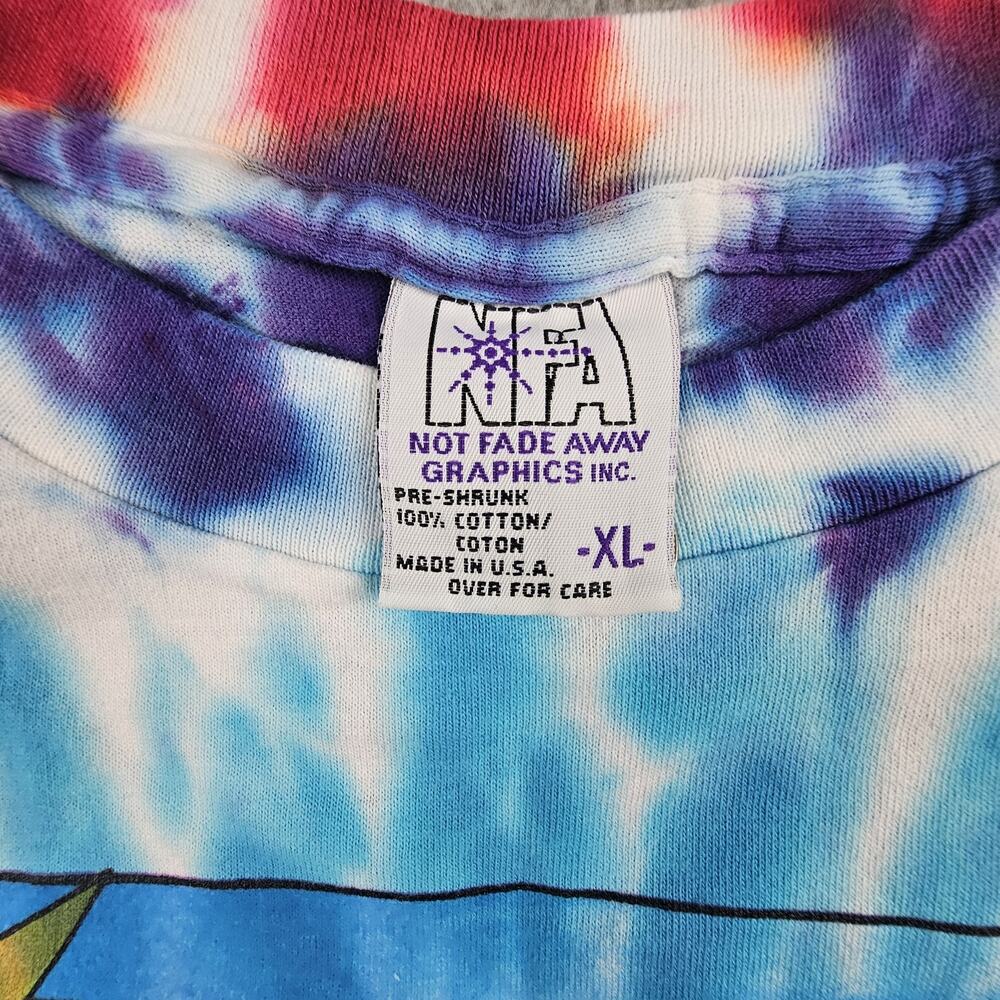 Vintage Grateful Dead Shirt‎ Mens XL Tie Dye Steal Your Face Snowboard Bears 90s - Picture 7 of 9